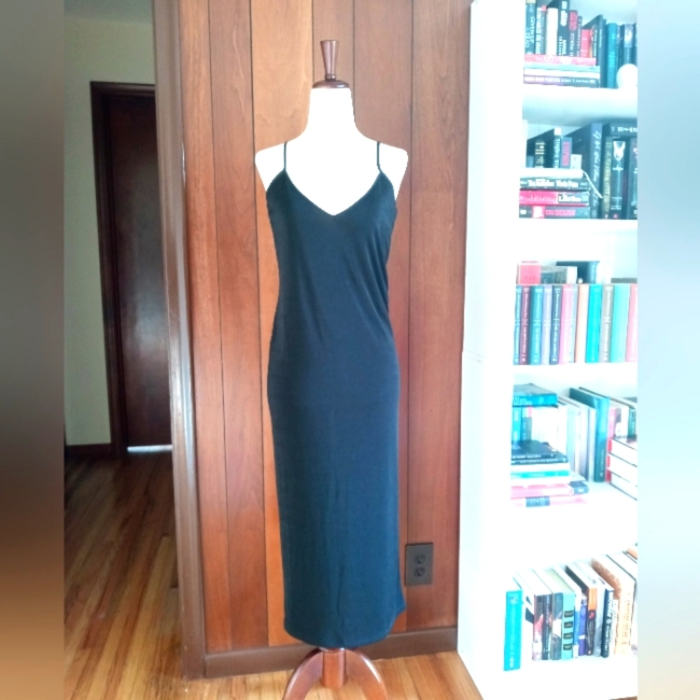 Black Slip Dress Zara
